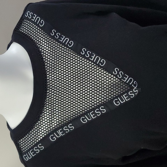 Guess Vintage V Mesh Pullover- NWOT- Small - Picture 2 of 7